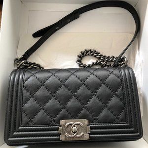 100% Authentic Boy Chanel Medium Handbag